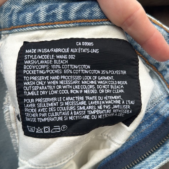 Alexander Wang slim fit light wash jeans, size 29 - Picture 9 of 9